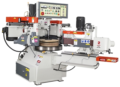 Auto. copy shaping machine-Two Cutter Heads With Sanding Attachment